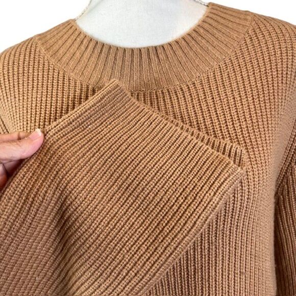 A.L.C. Markell Cashmere Wool Blend Tie Back Wide Sleeve Tunic Sweater Size Large - Picture 6 of 12